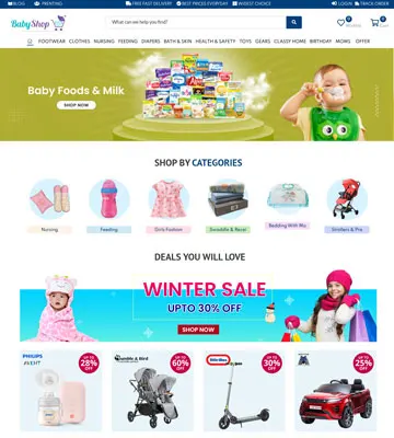 Baby Shop eCommerce Templates
