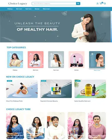 Beauty Shop eCommerce Templates