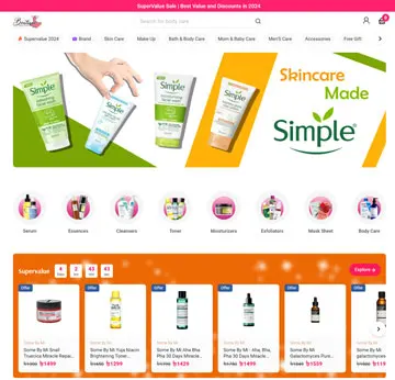 Beauty Shop eCommerce Website Templates